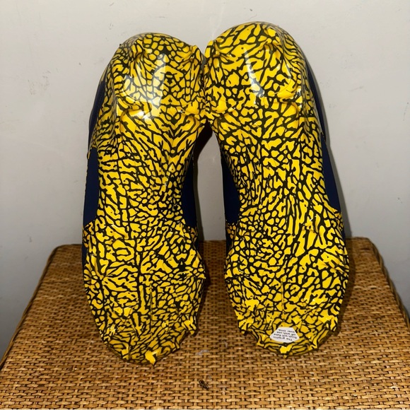 Nike Jordan Alpha Menace Pro 3 Promo Michigan Wolverines DH3368 403 Size 12 - Picture 12 of 14